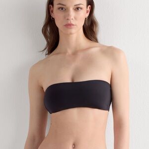 Intimissimi Ilaria Bandeau Bra in Ultralight Microfiber - black and white set